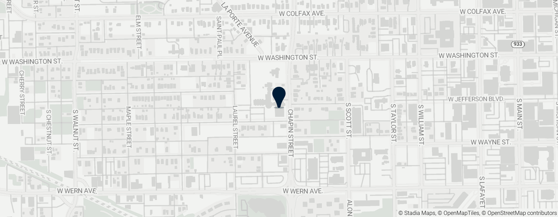 Map of Studebaker National Museum