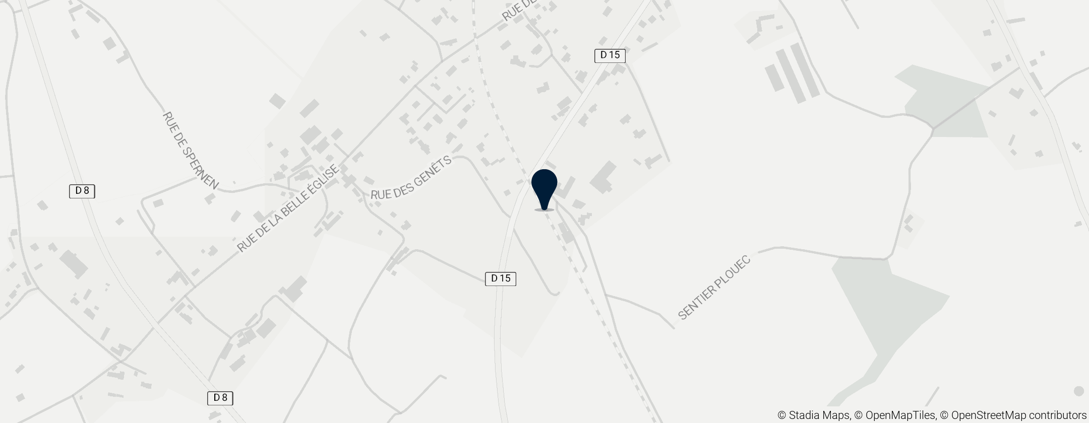 Map of Gare de Brélidy – Plouëc