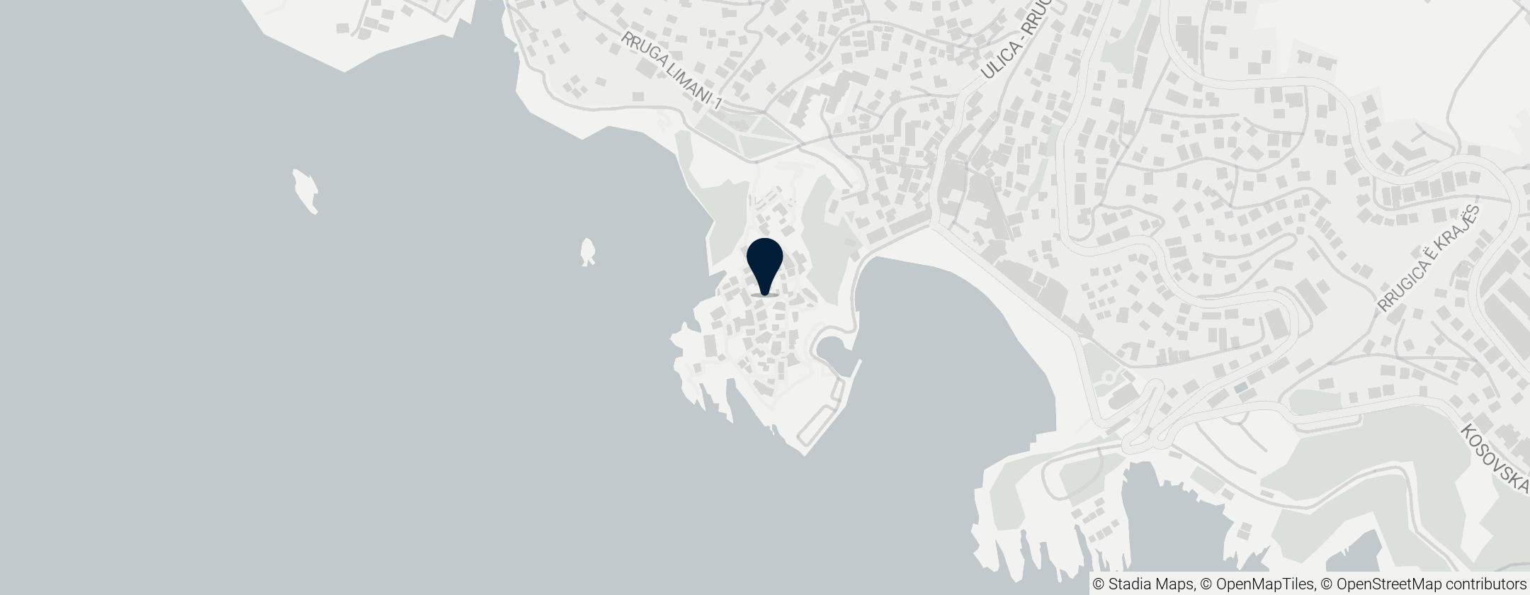 Map of Ulcinj Castle