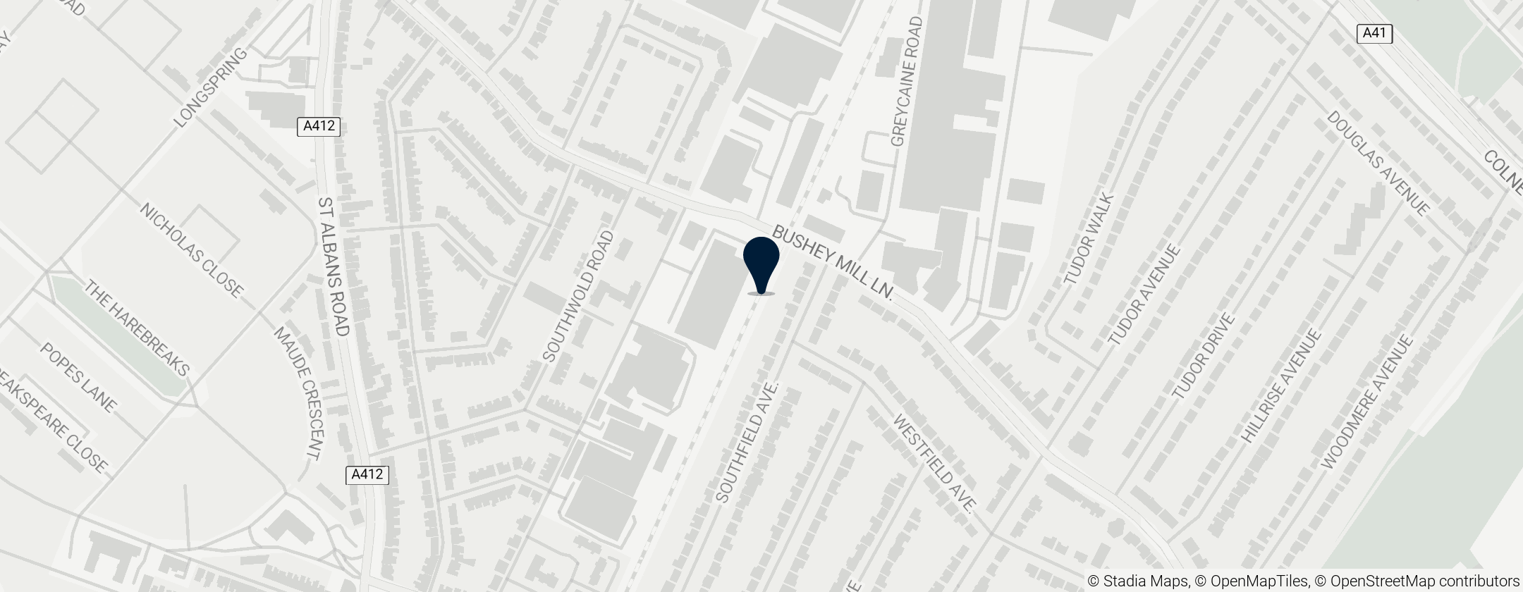 Map of Station Watford North