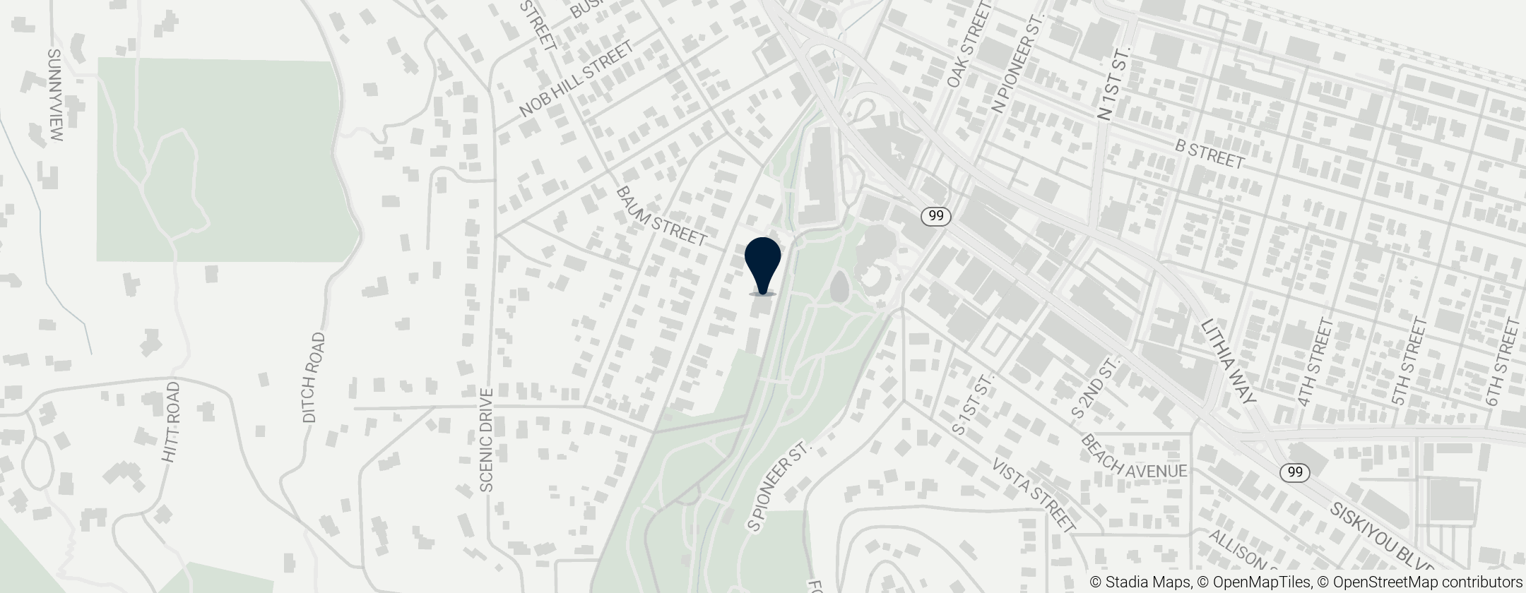 Map of Ashland Community Center