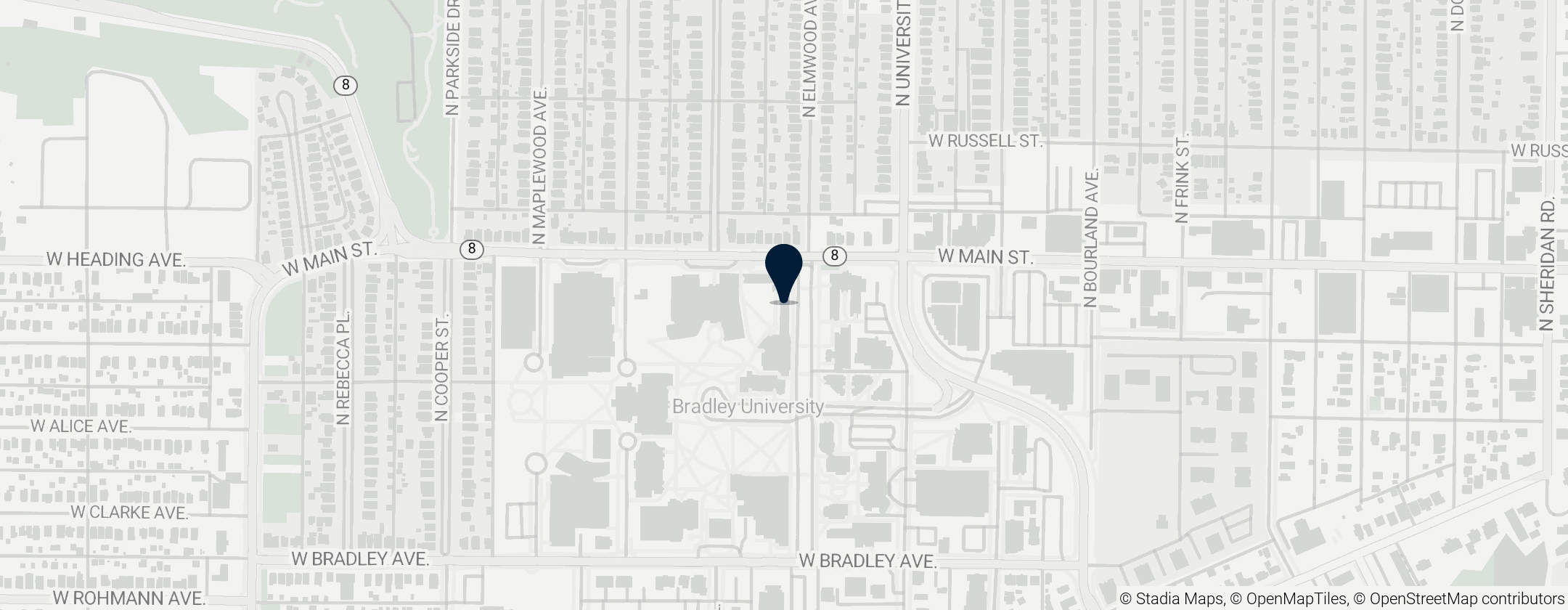 Map of Bradley University