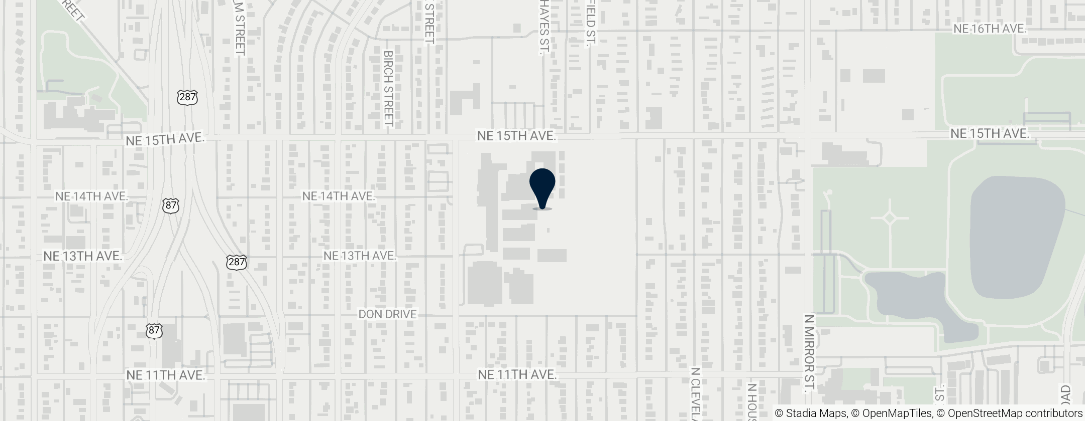 Map of Palo Duro High School