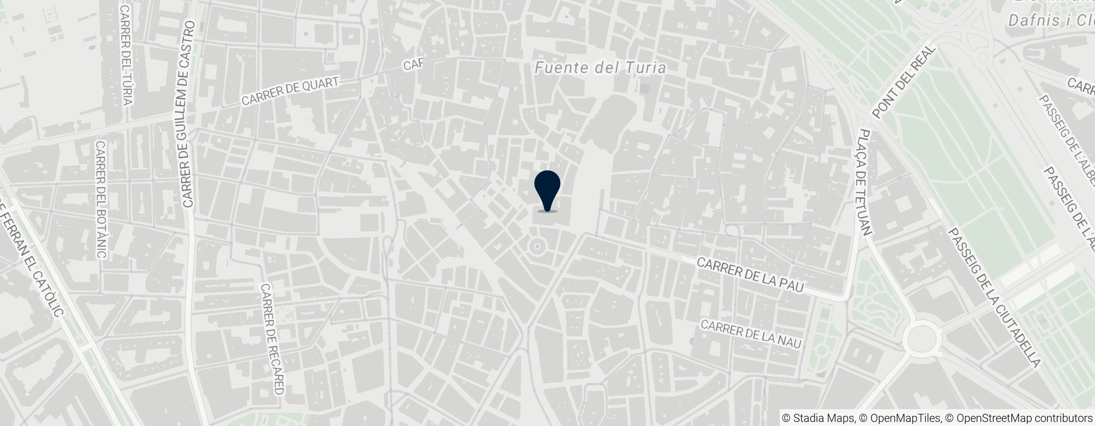 Map of Santa Catalina Church and Tower