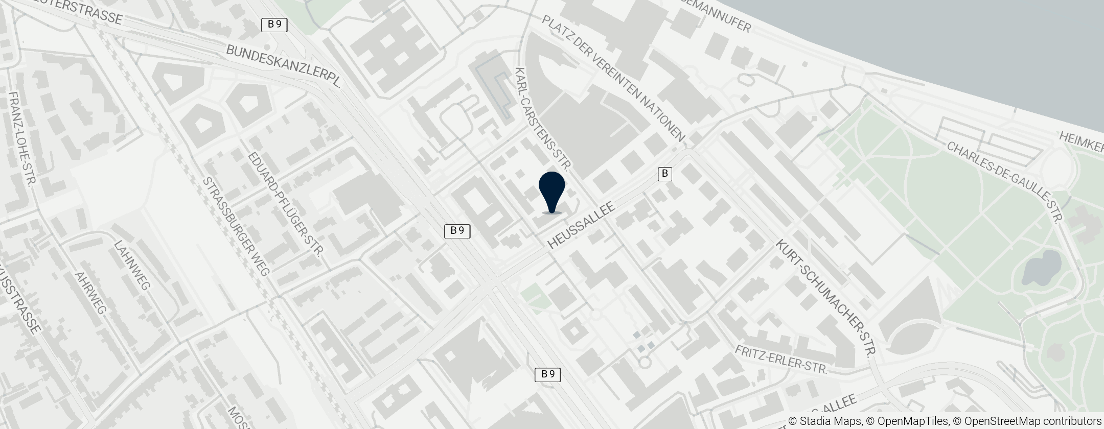 Map of Bundesverband der Deutschen Volksbanken und Raiffeisenbanken