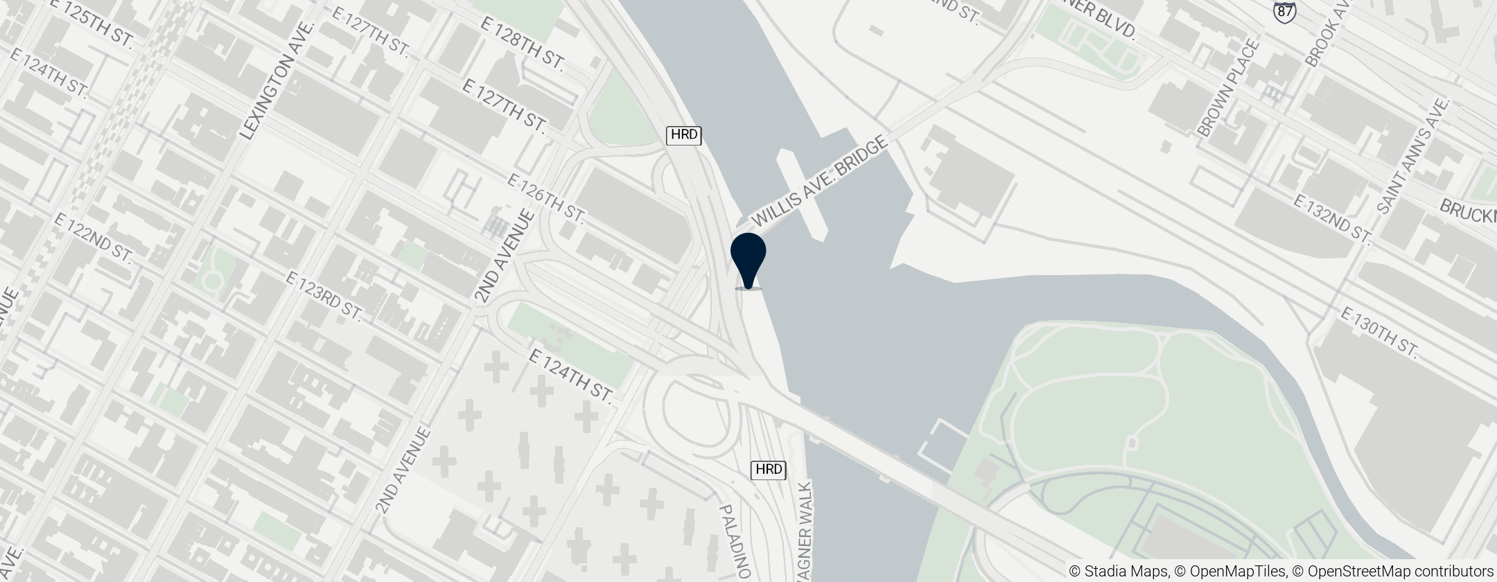 Map of 威利斯大道橋