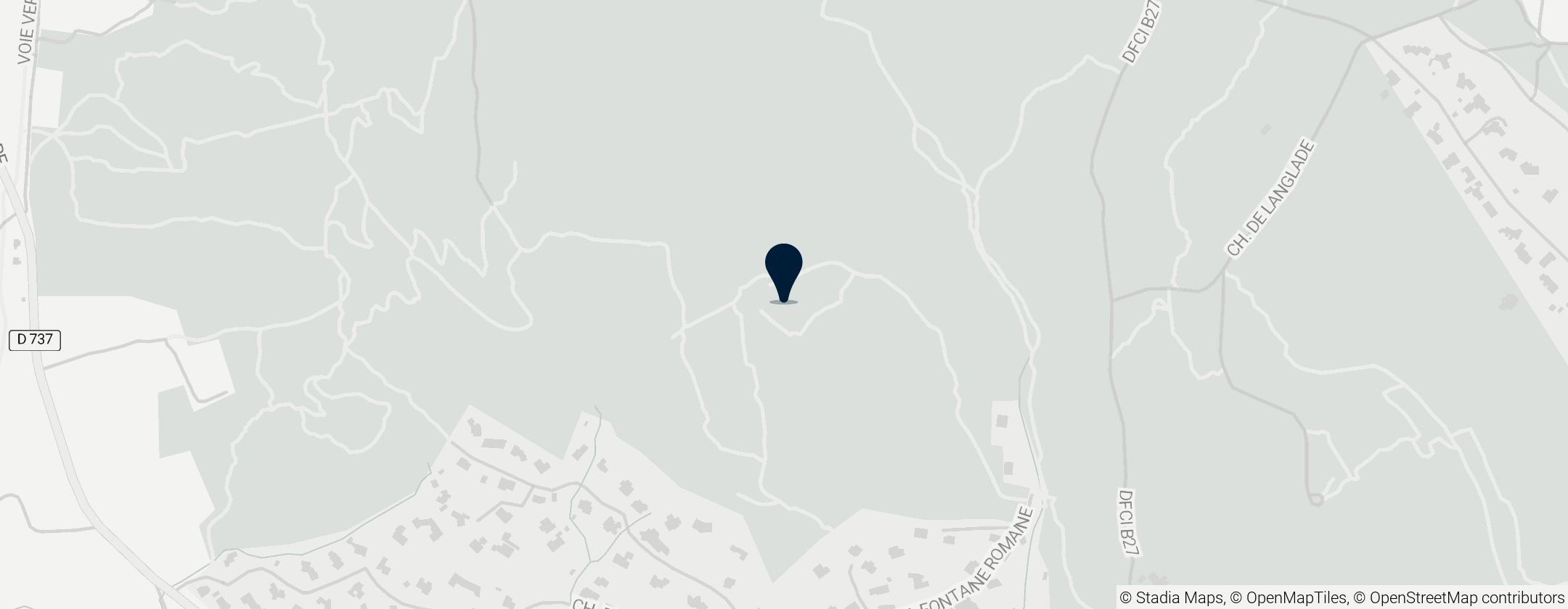 Map of Enceinte et oppidum des Castels