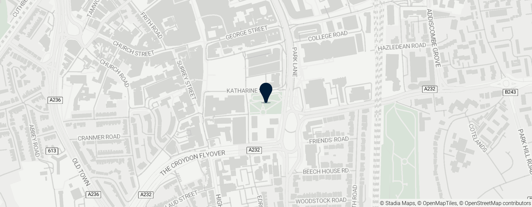 Map of Queen's Gardens