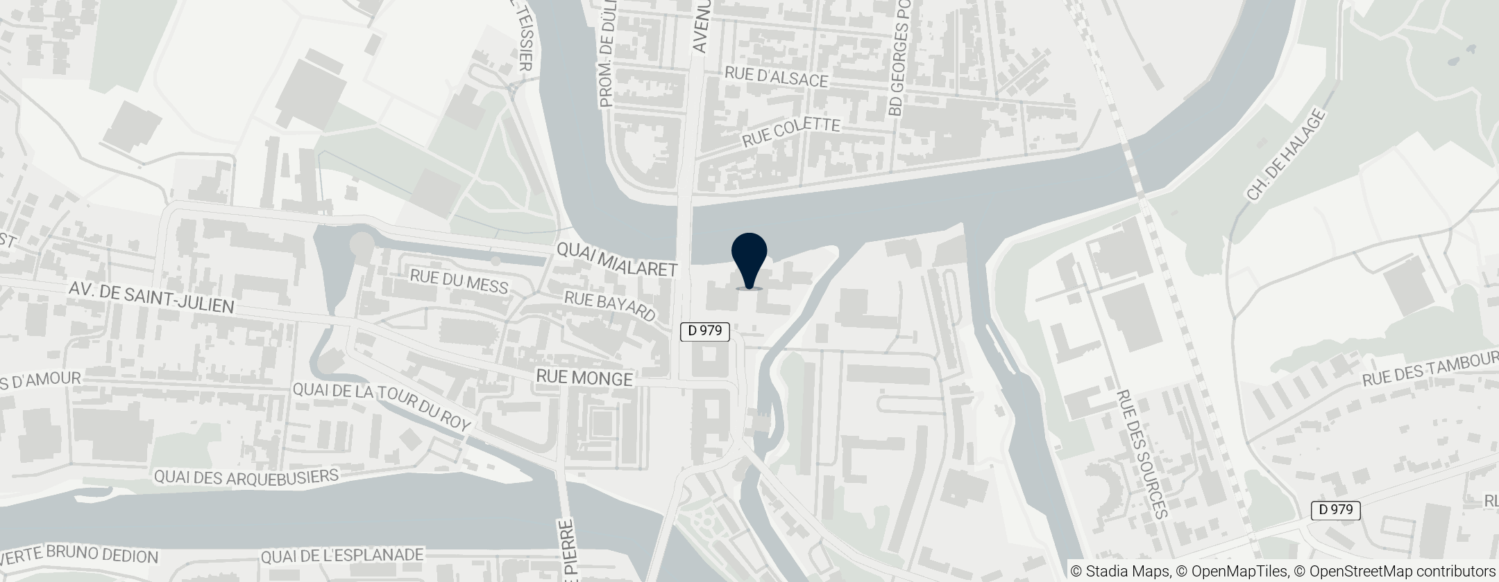 Map of École royale du génie de Mézières