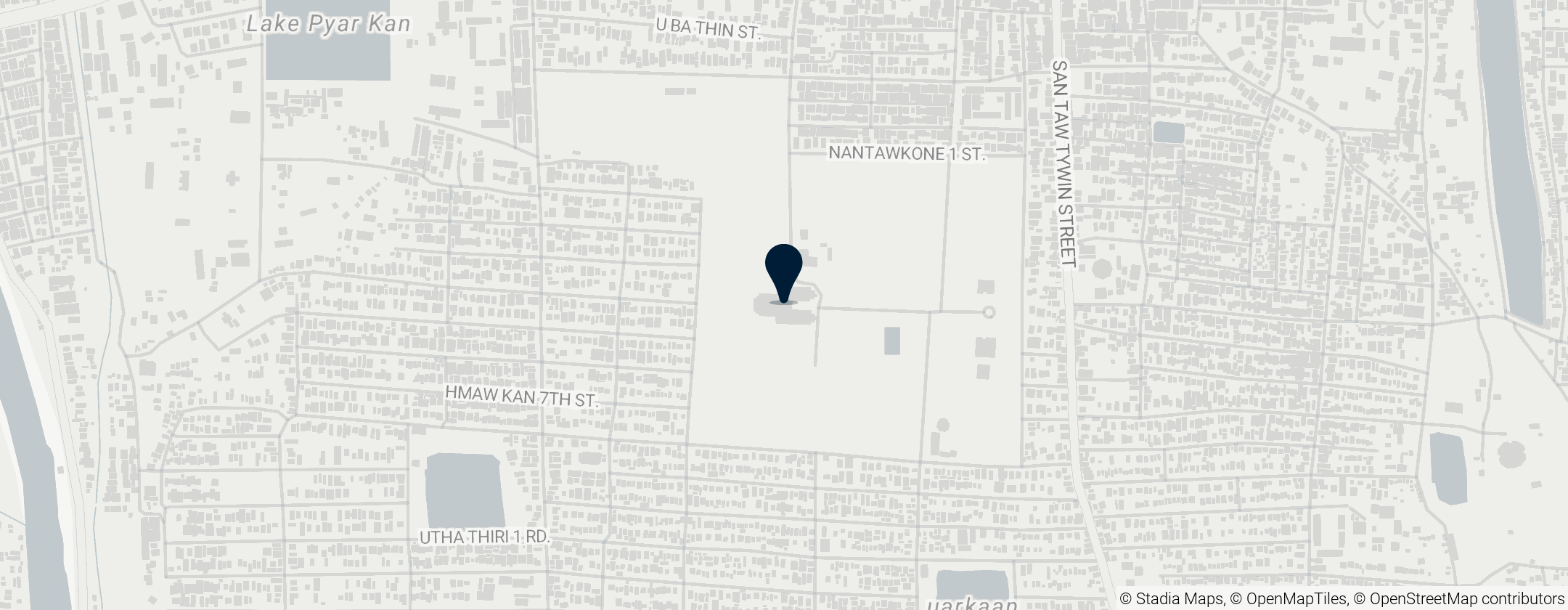 Map of Kanbawzathadi Palace