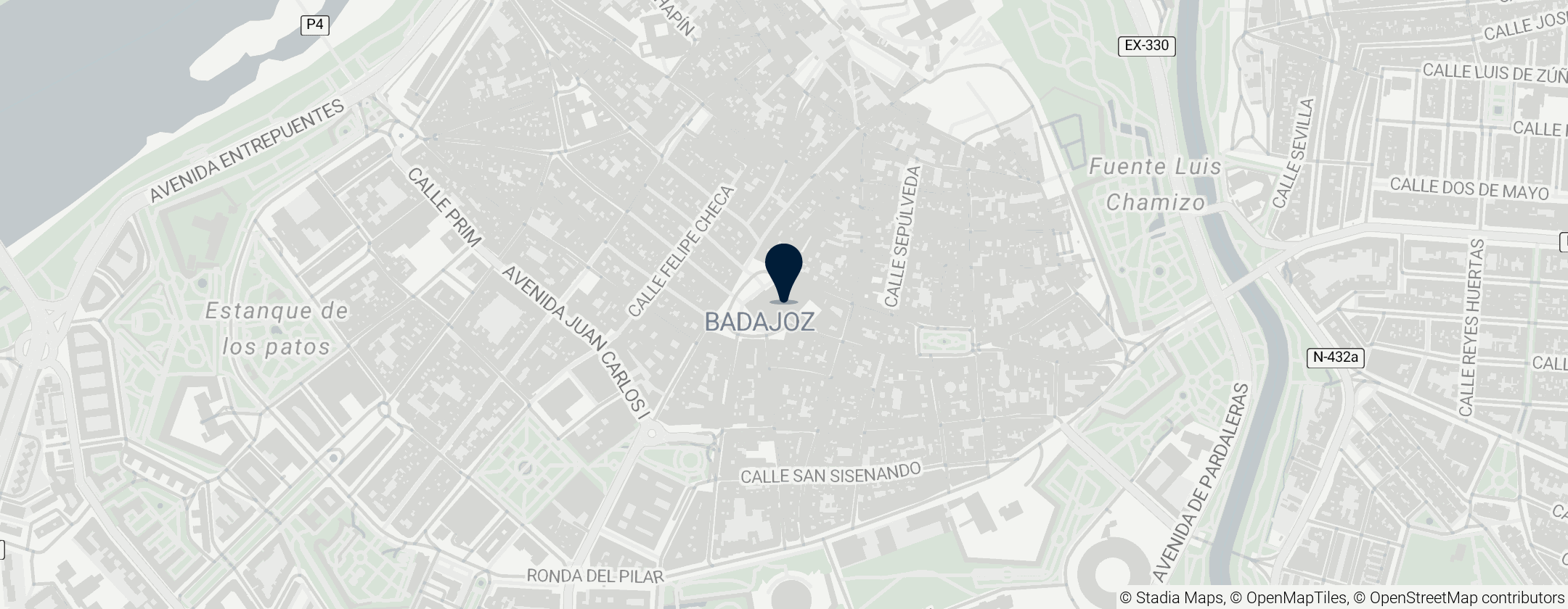 Map of Badajoz Cathedral