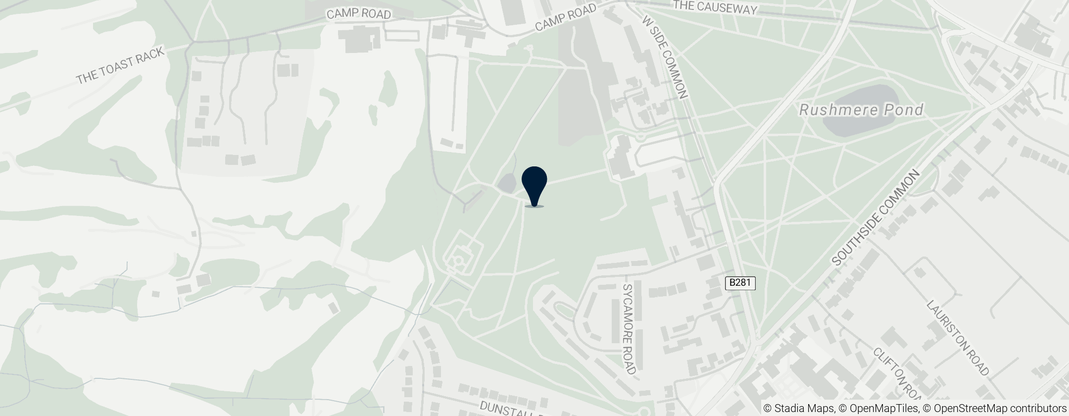 Map of Cannizaro Park