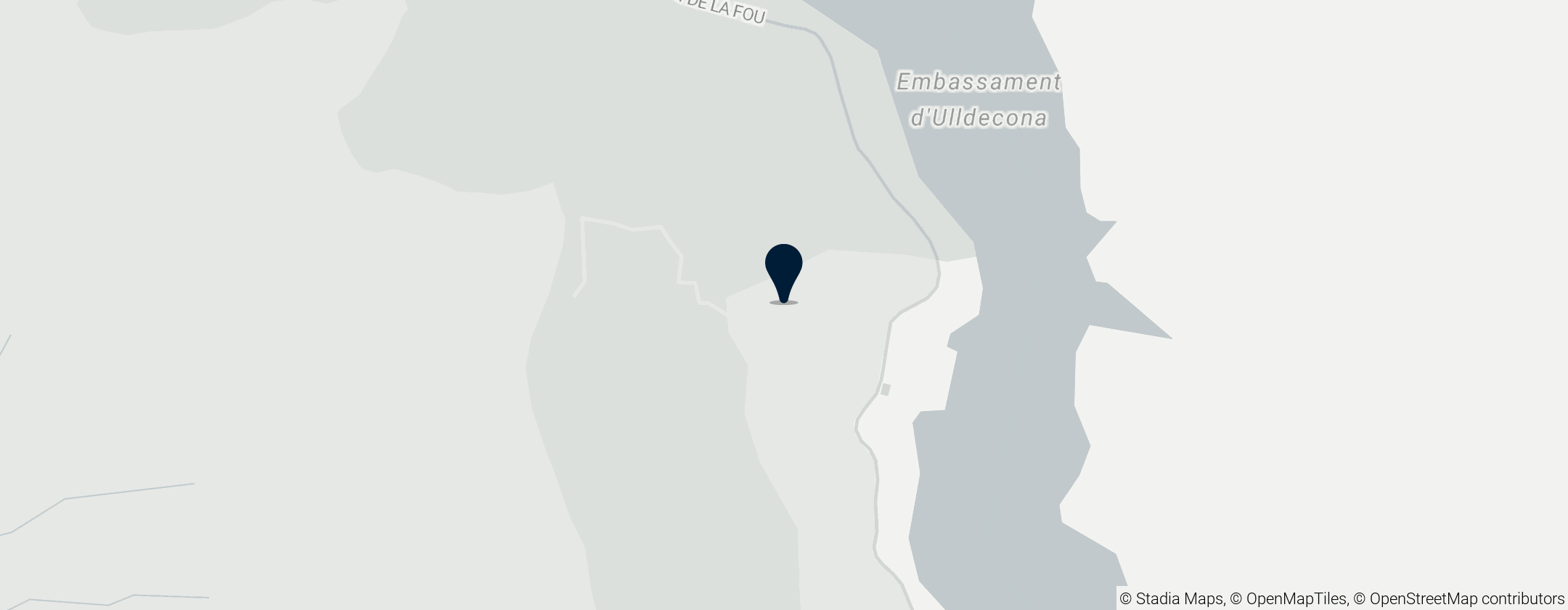 Map of Embalse de Ulldecona