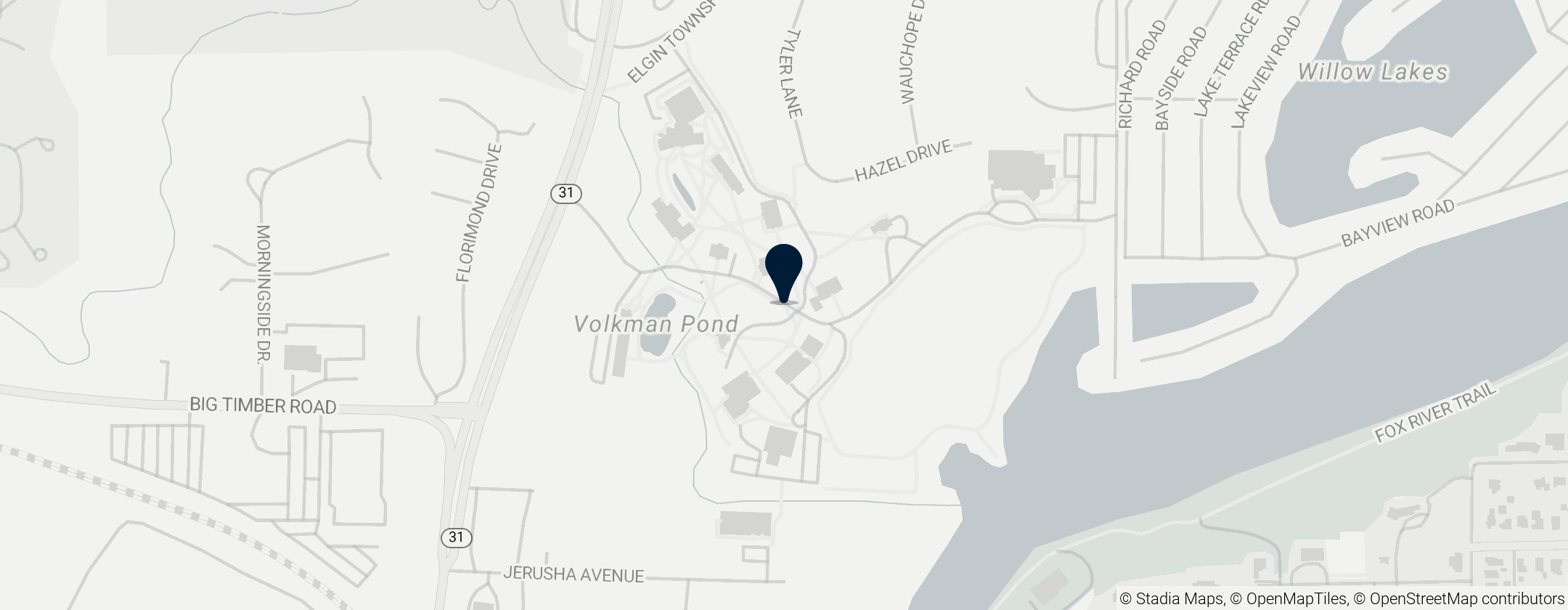 Map of Judson University