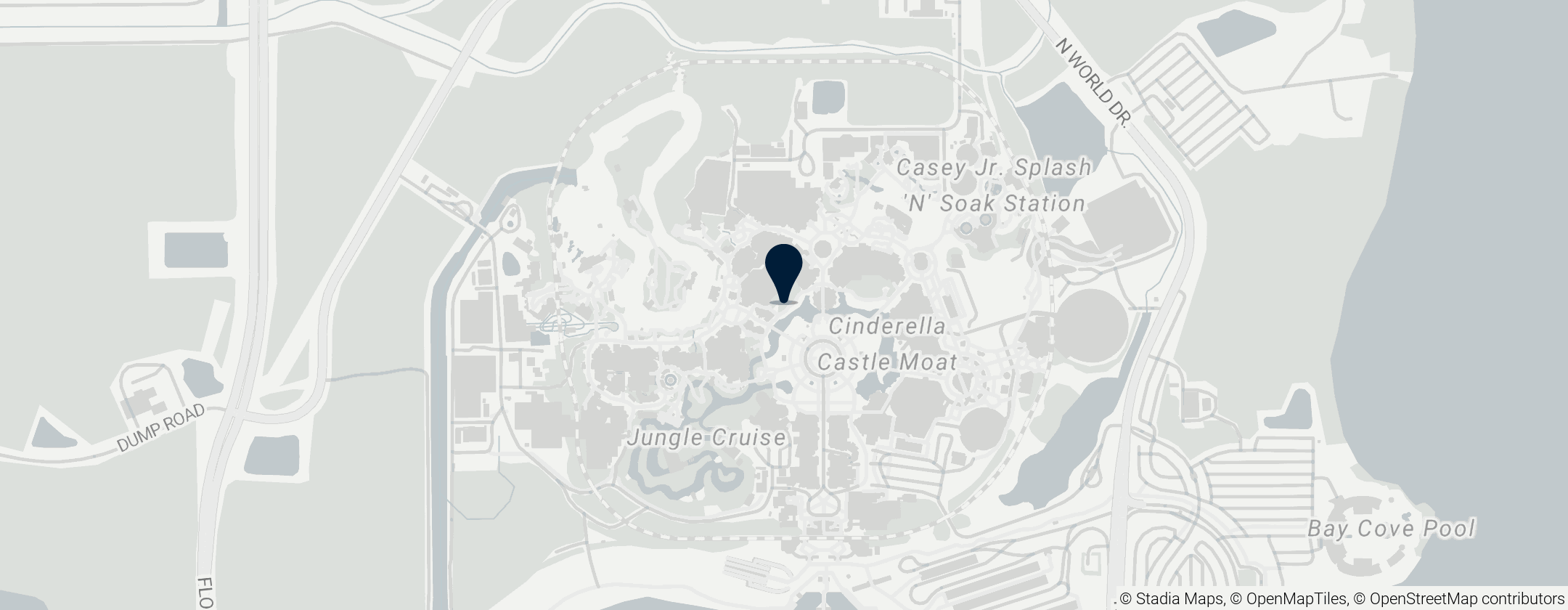 Map of Magic Kingdom