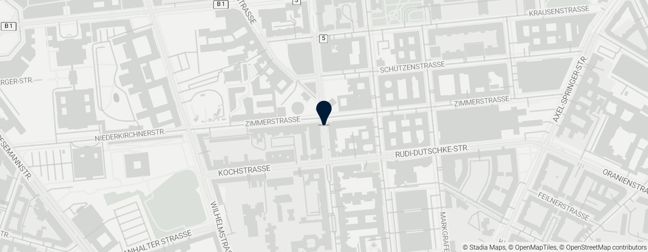 Map of Checkpoint Charlie