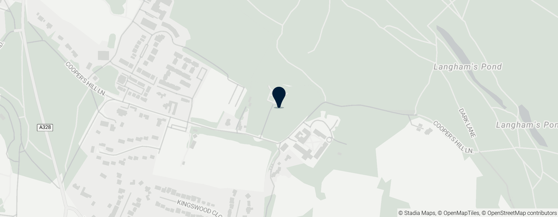 Map of Air Forces Memorial