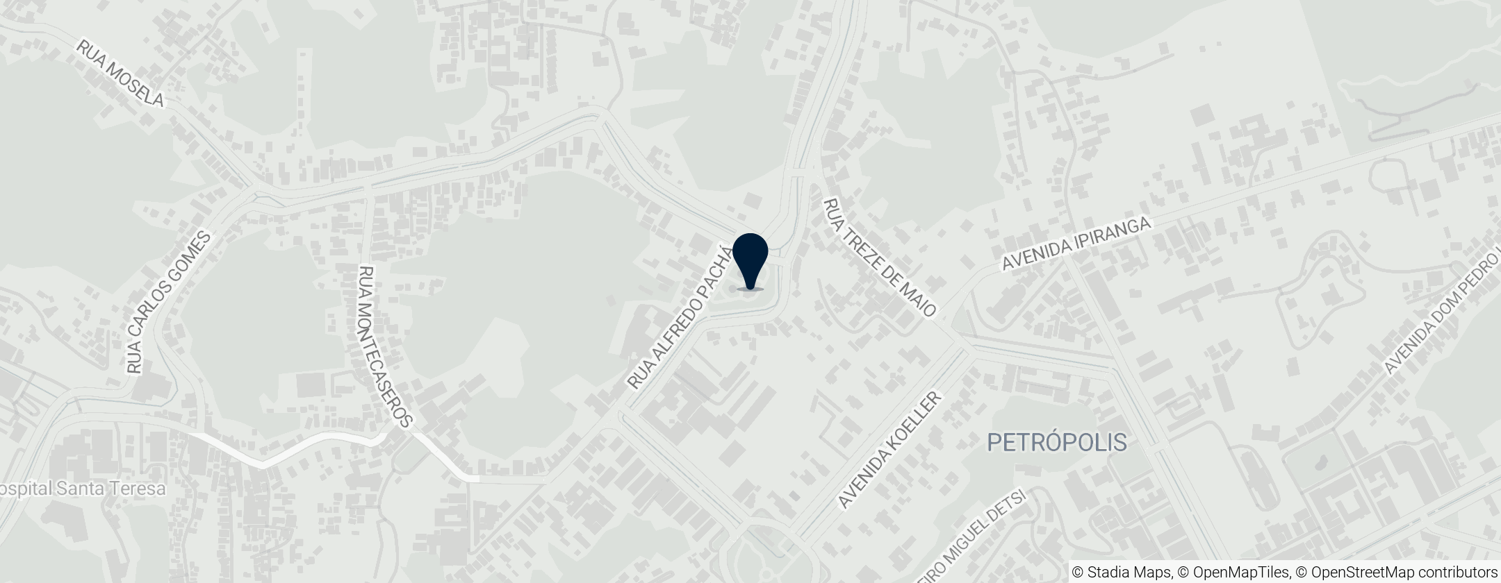 Map of Palácio de Cristal