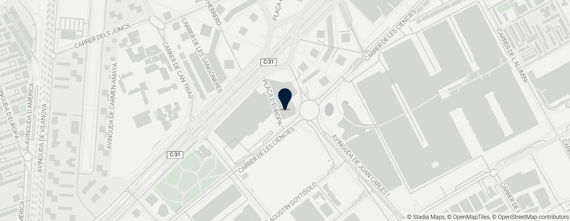 Map of Hotel Porta Fira