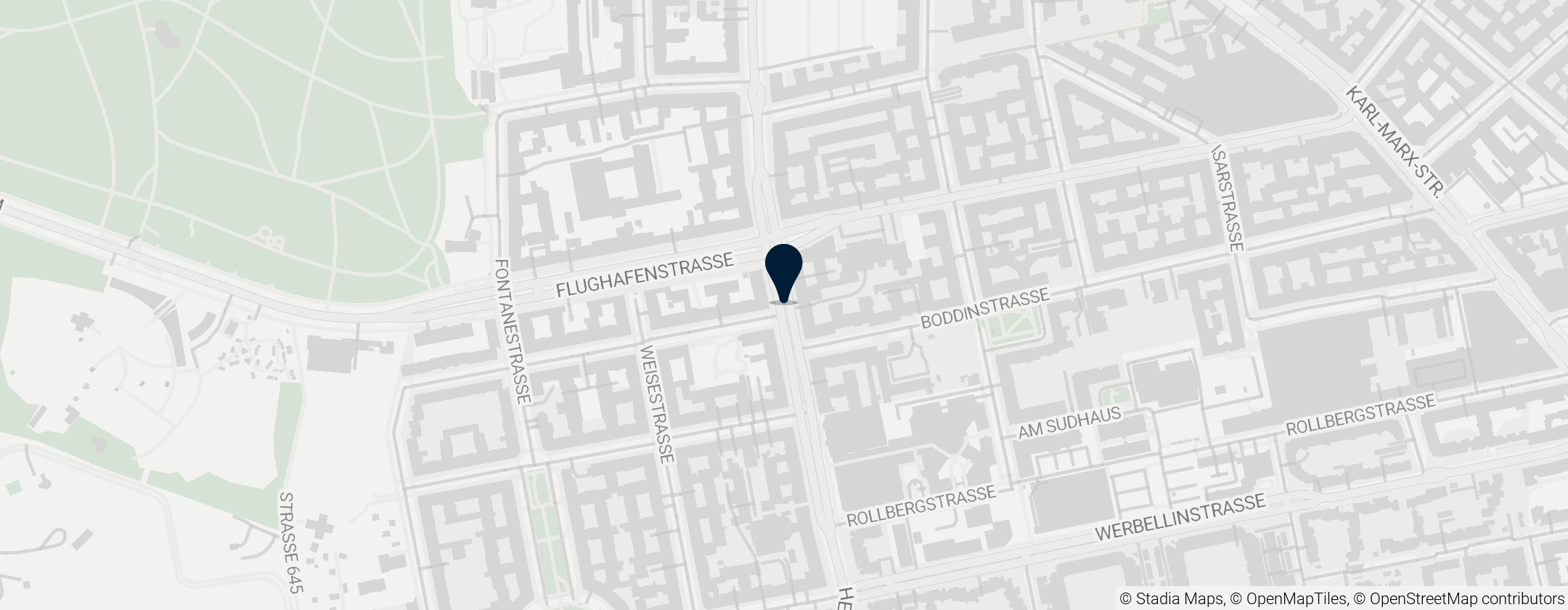 Map of Boddinstraße