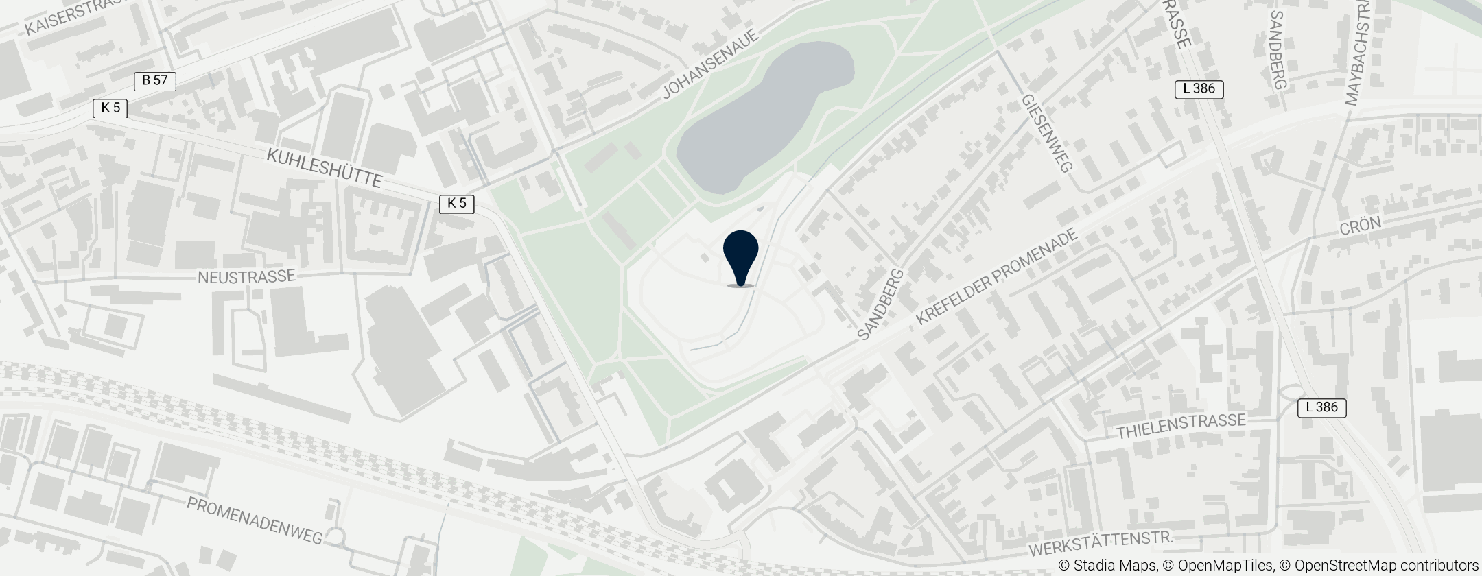 Map of botanic garden