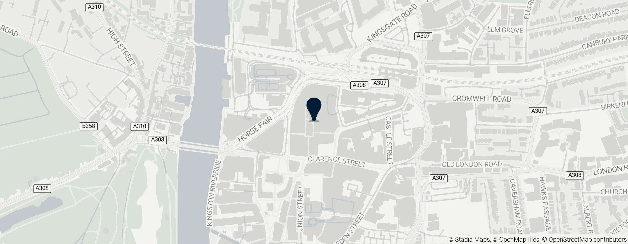 Map of The Bentall Centre