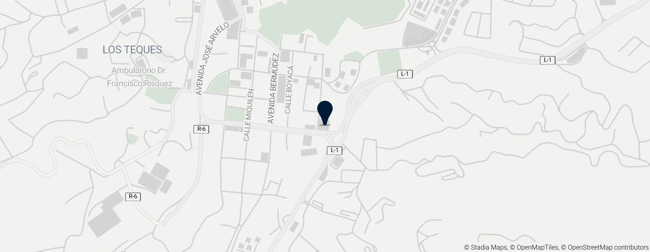 Map of Metro w Los Teques