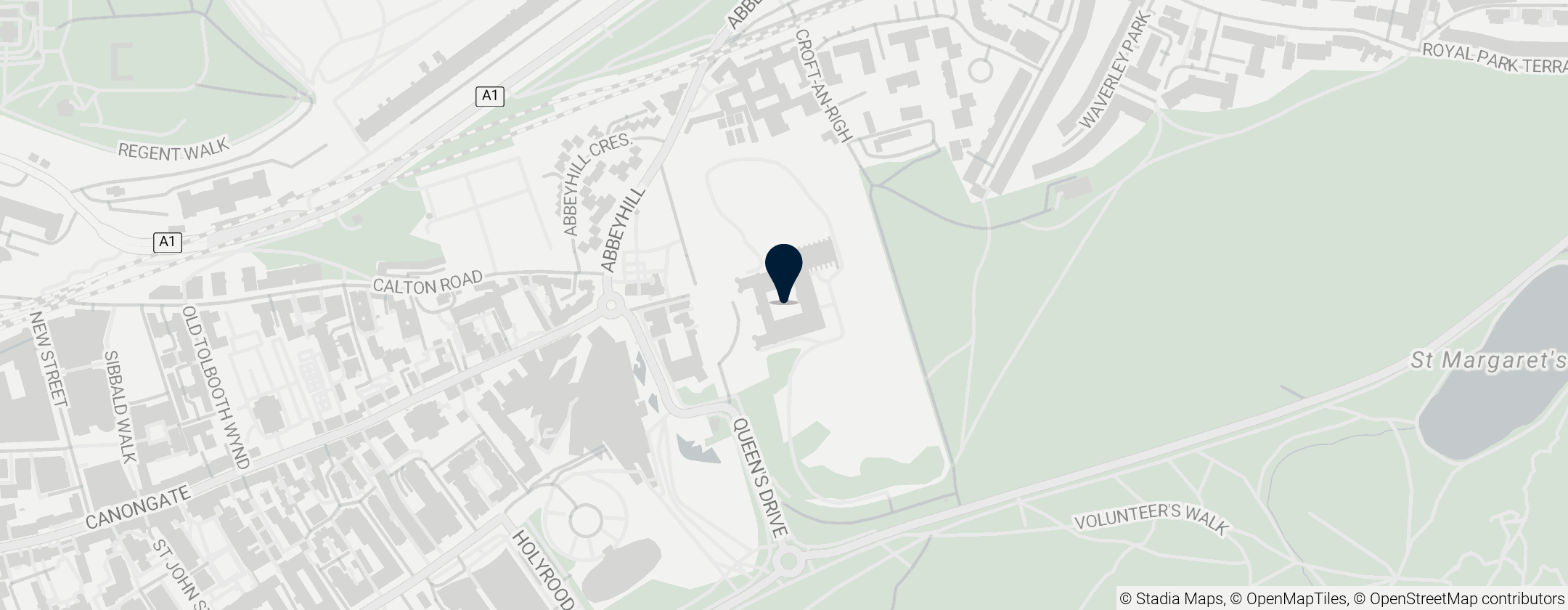 Map of Palace of Holyroodhouse