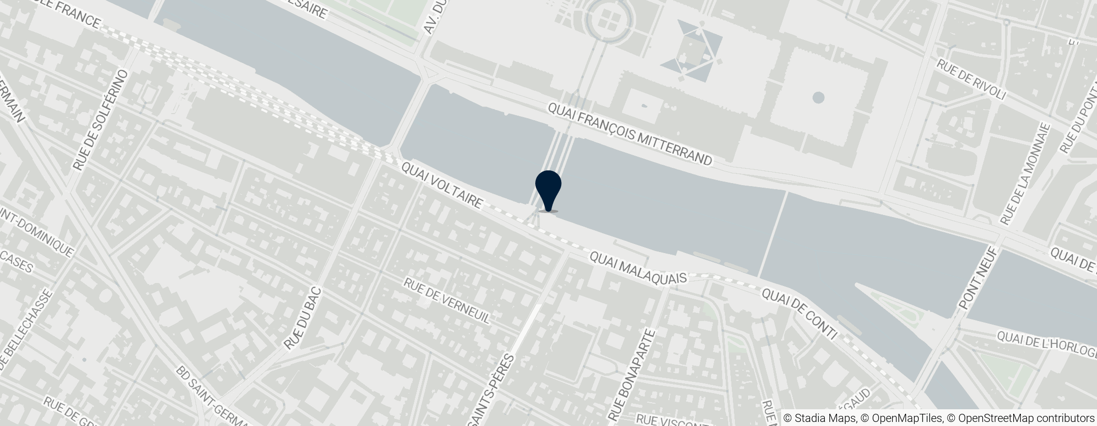 Map of Pont du Carrousel