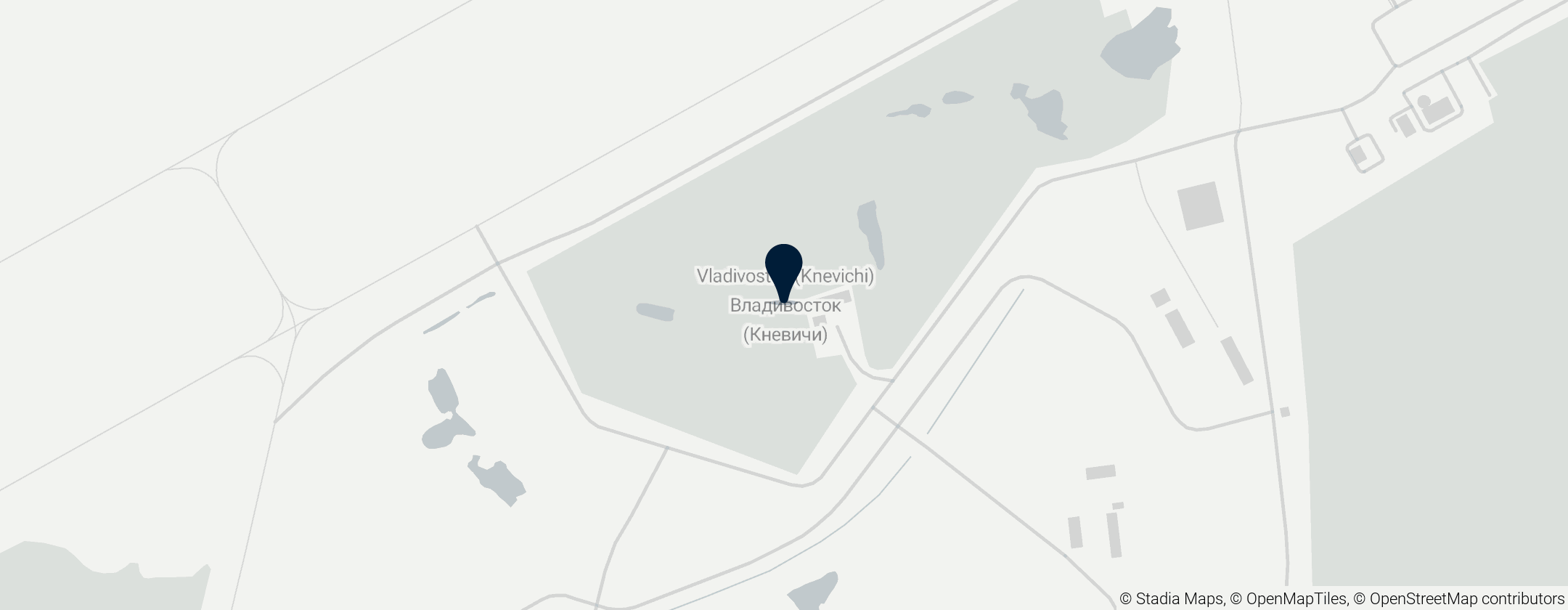 Map of 블라디보스토크 국제공항