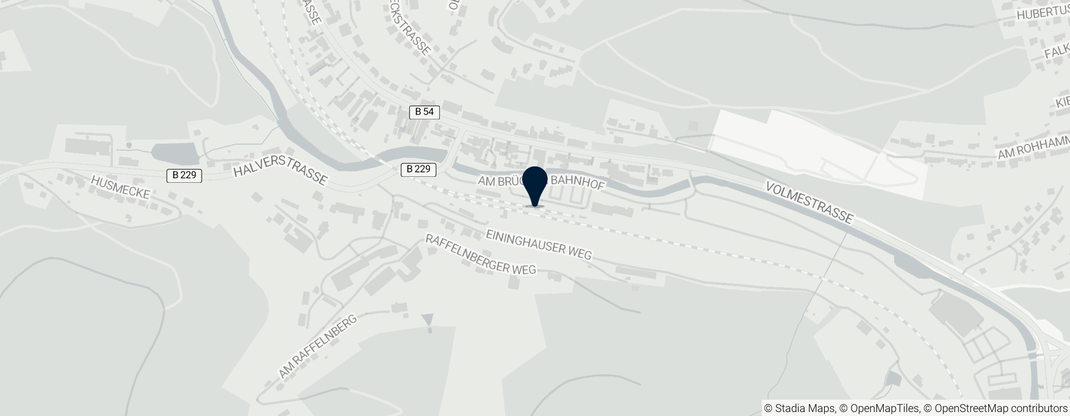 Map of Вокзал Люденшайд-Брюгге