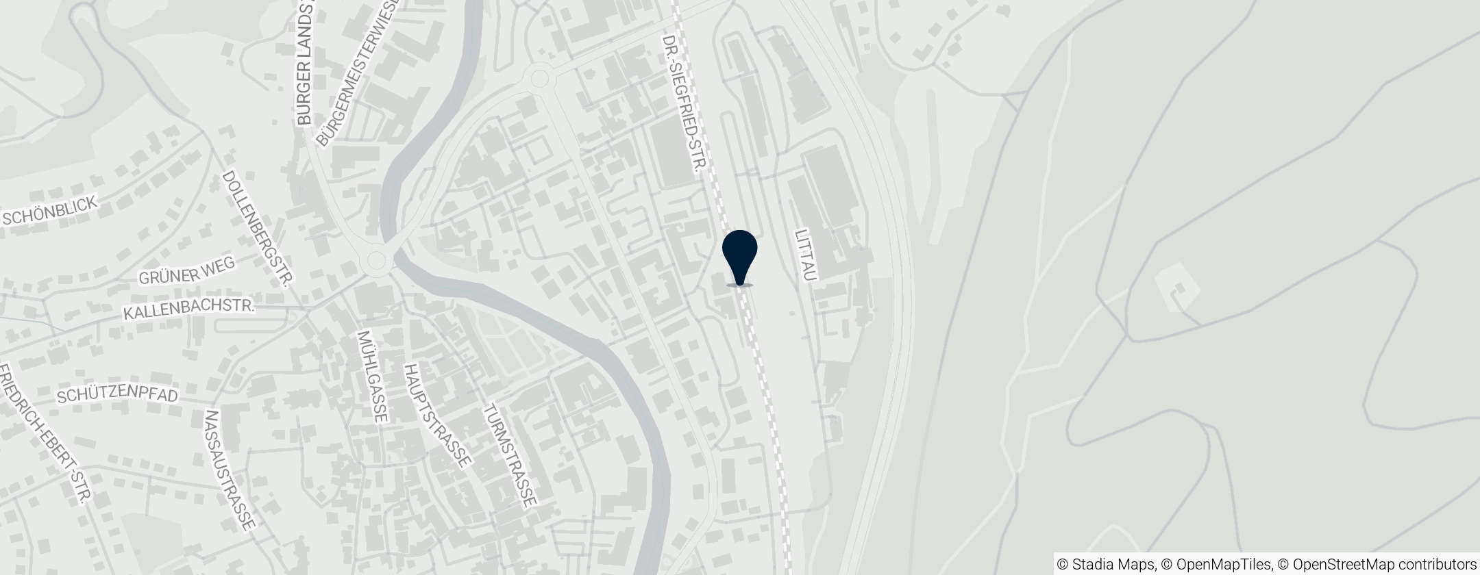 Map of Herborn (Dillkr)