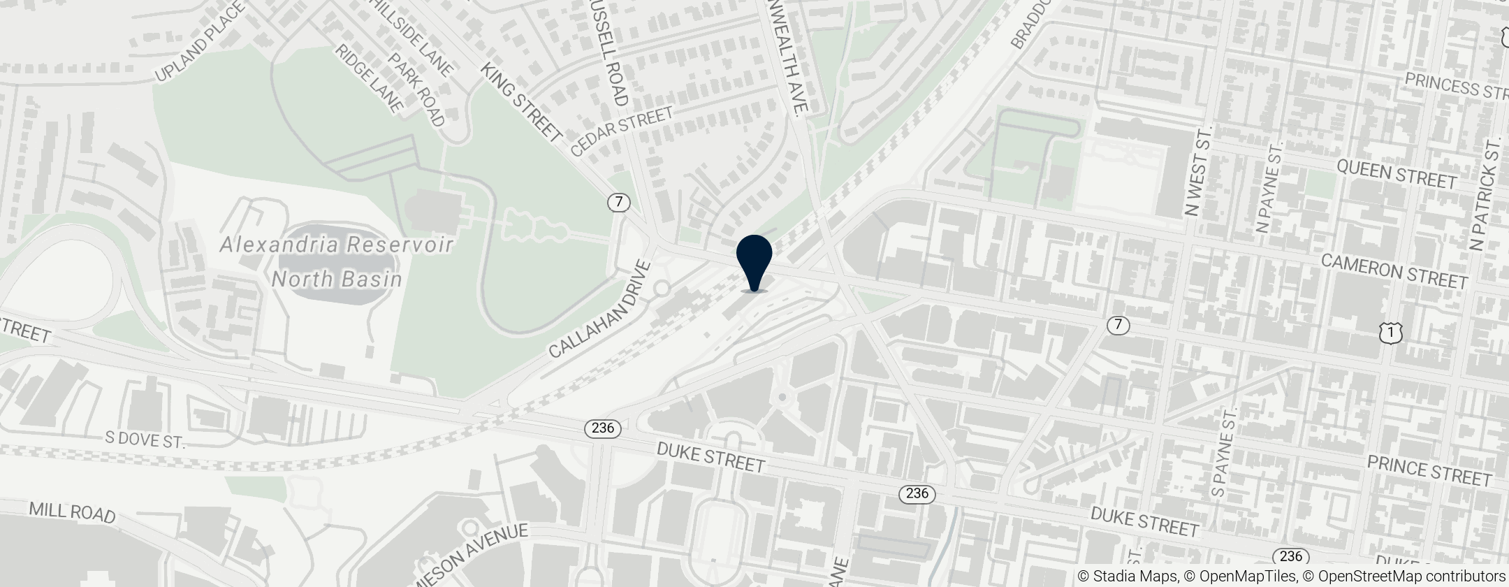 Map of King Street–Old Town