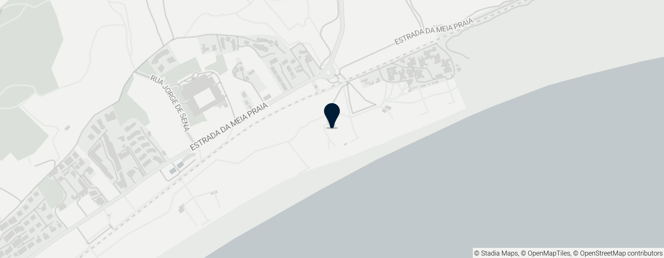 Map of Forte da Meia Praia