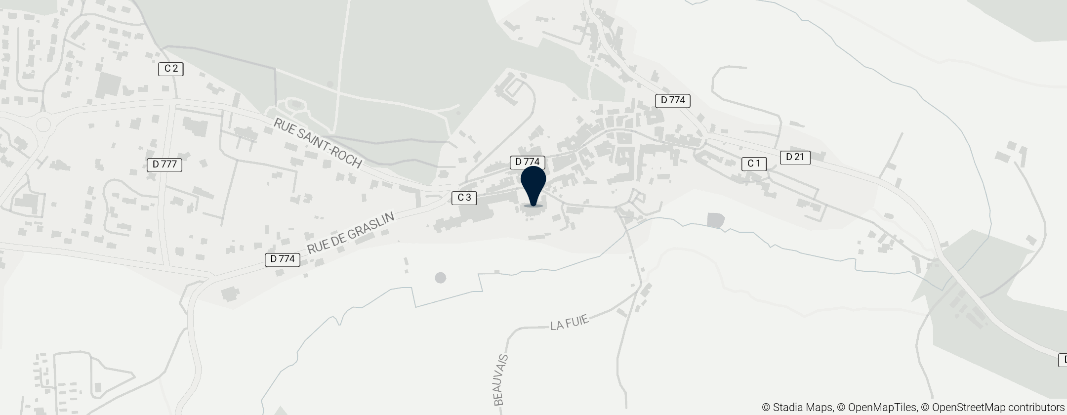 Map of Église Notre-Dame-de-la-Tronchaye