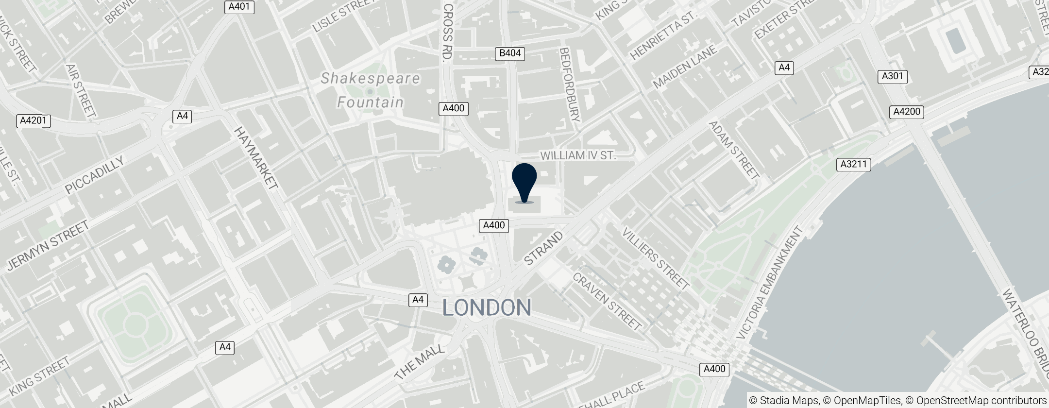 Map of St Martin-in-the-Fields