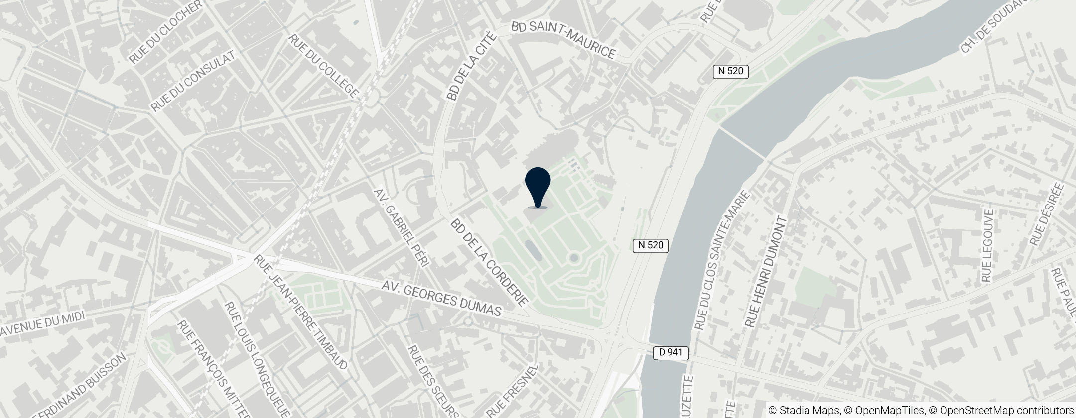 Map of Musée des Beaux-Arts - Palais de l’Évêché