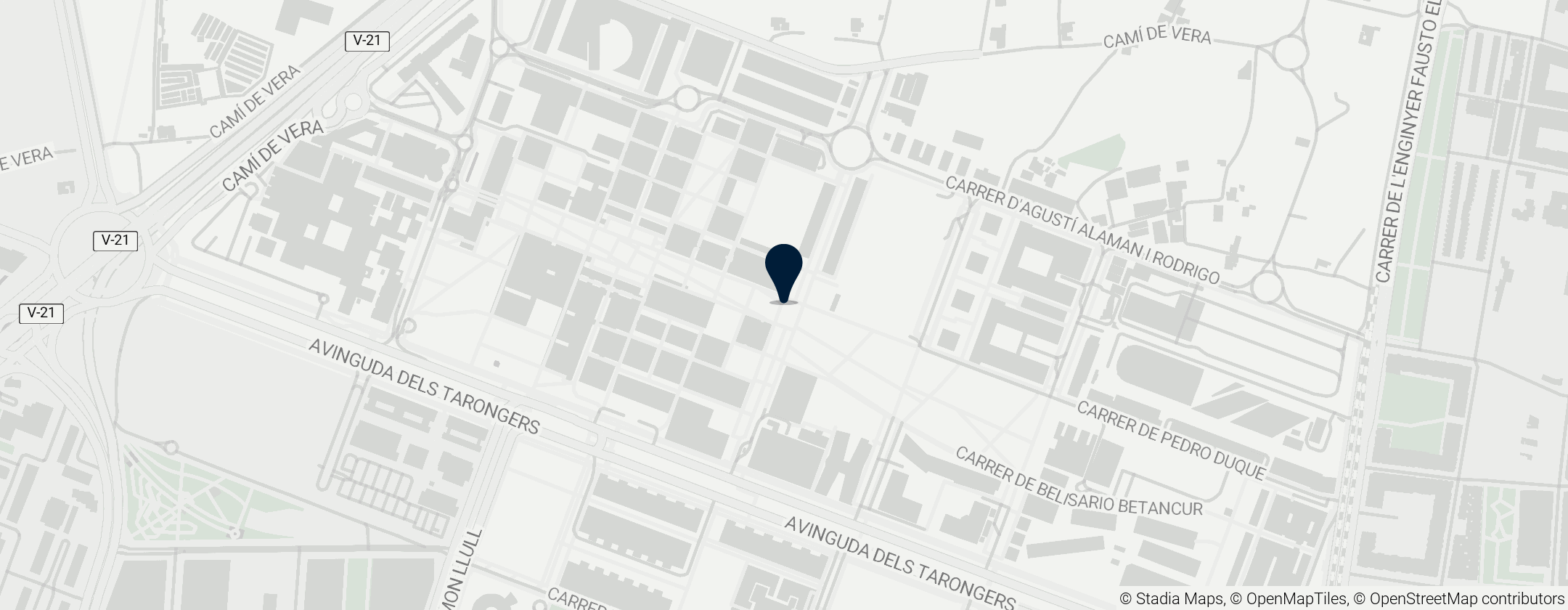 Map of Technical University of Valencia