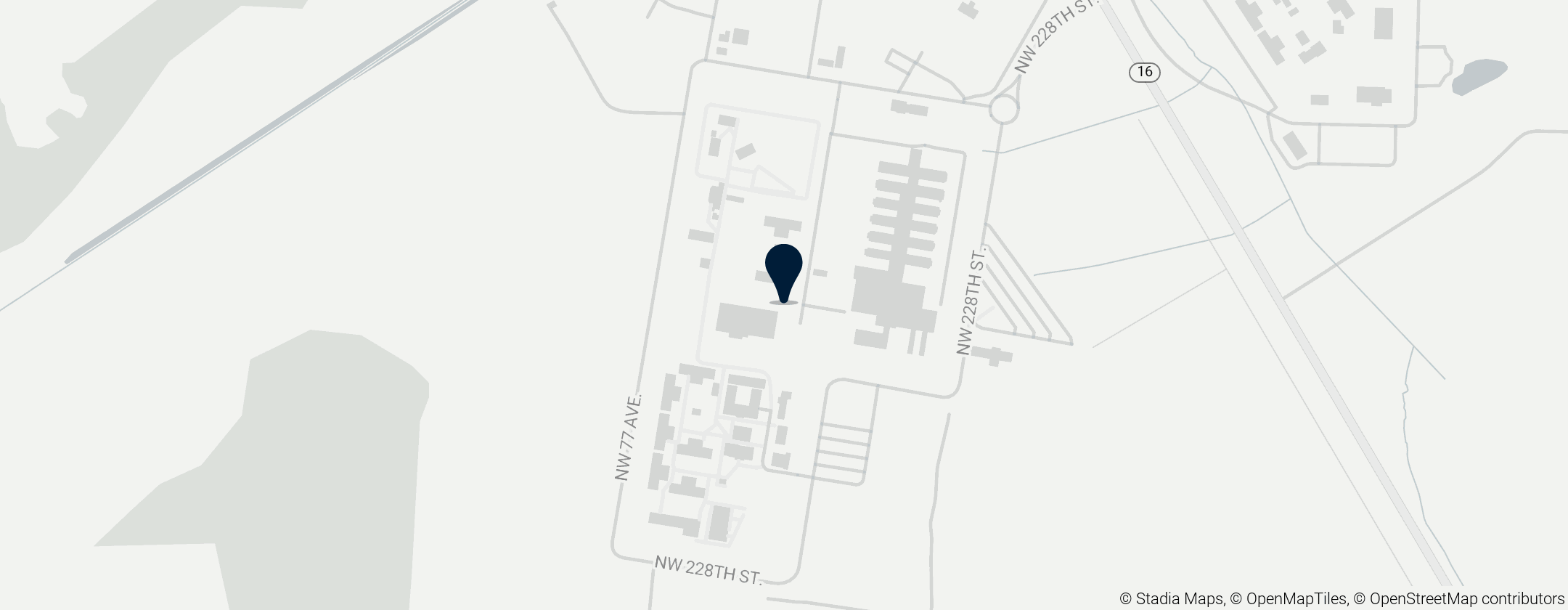 Map of Florida State Prison