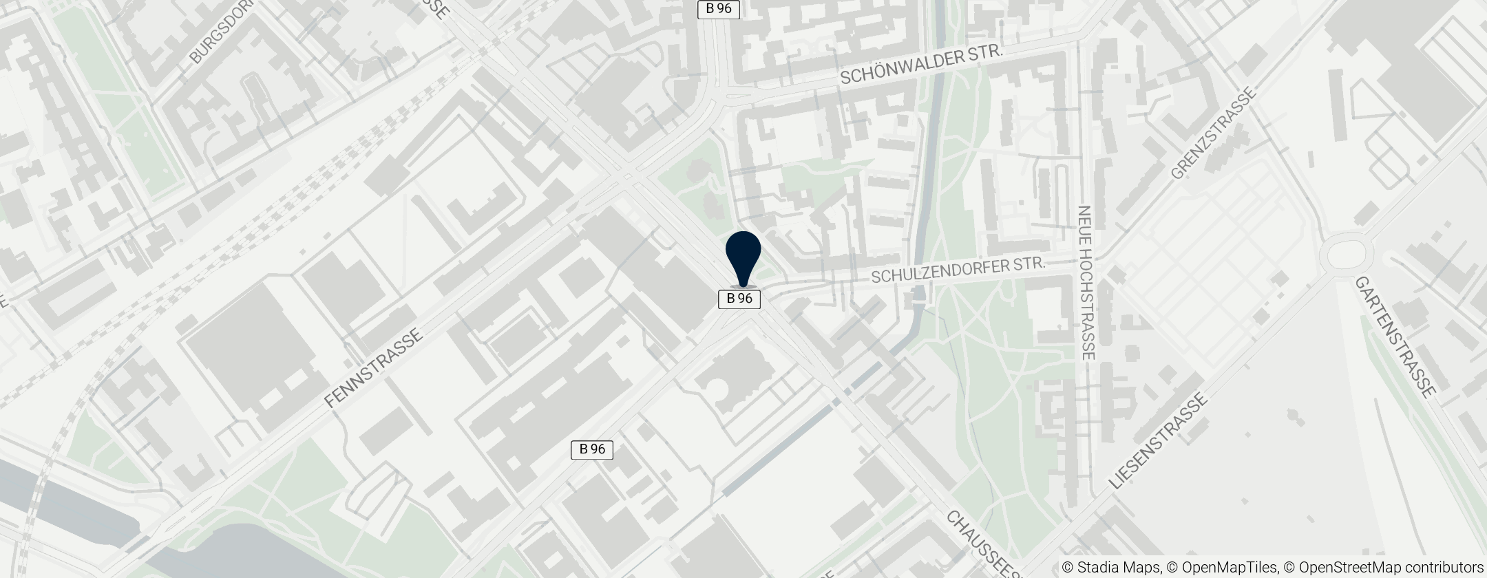 Map of Reinickendorfer Straße