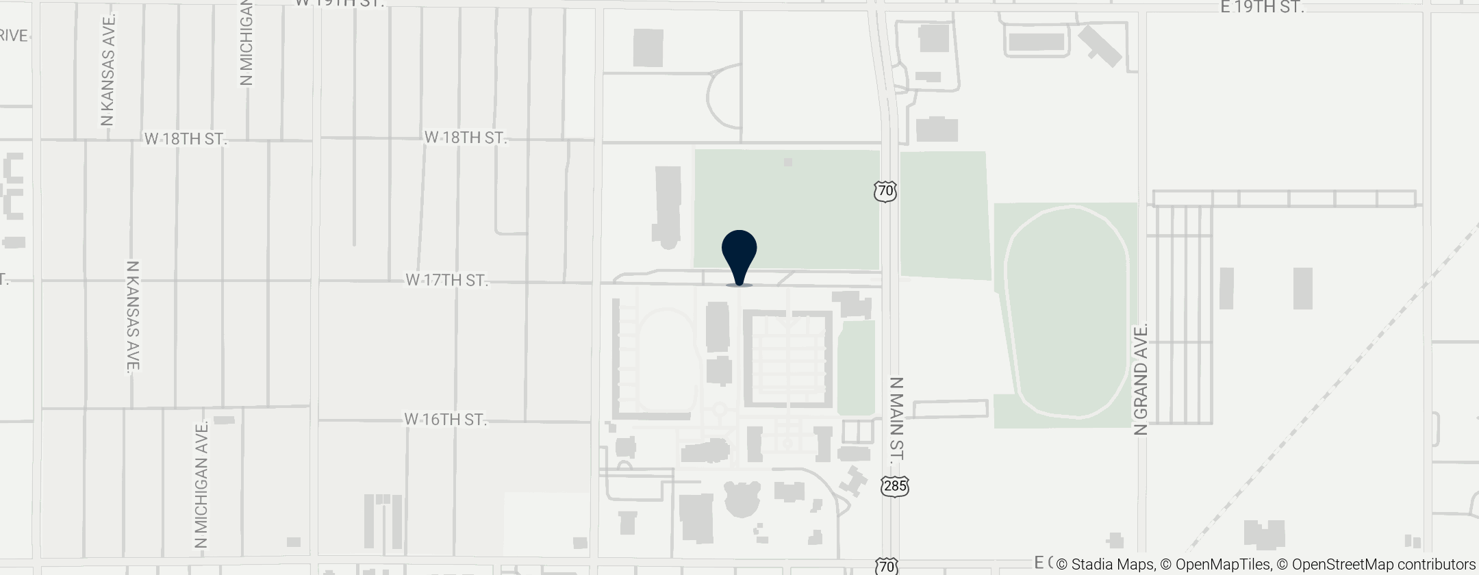 Map of Instituto Militar de Nuevo México