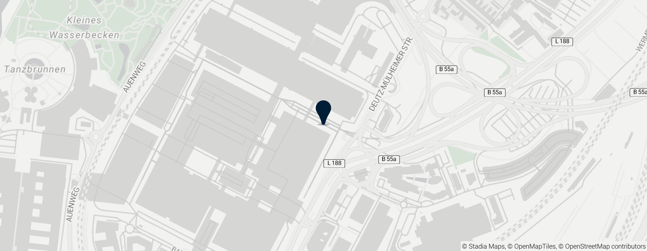 Map of Cologne Exhibition Center