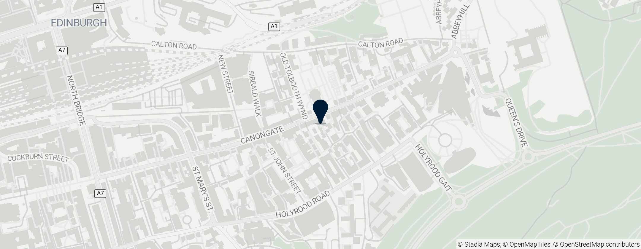 Map of Museum of Edinburgh