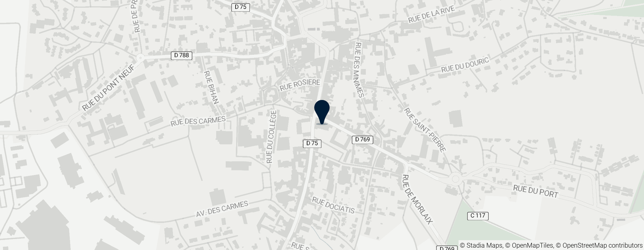 Map of Chapelle Notre-Dame du Kreisker