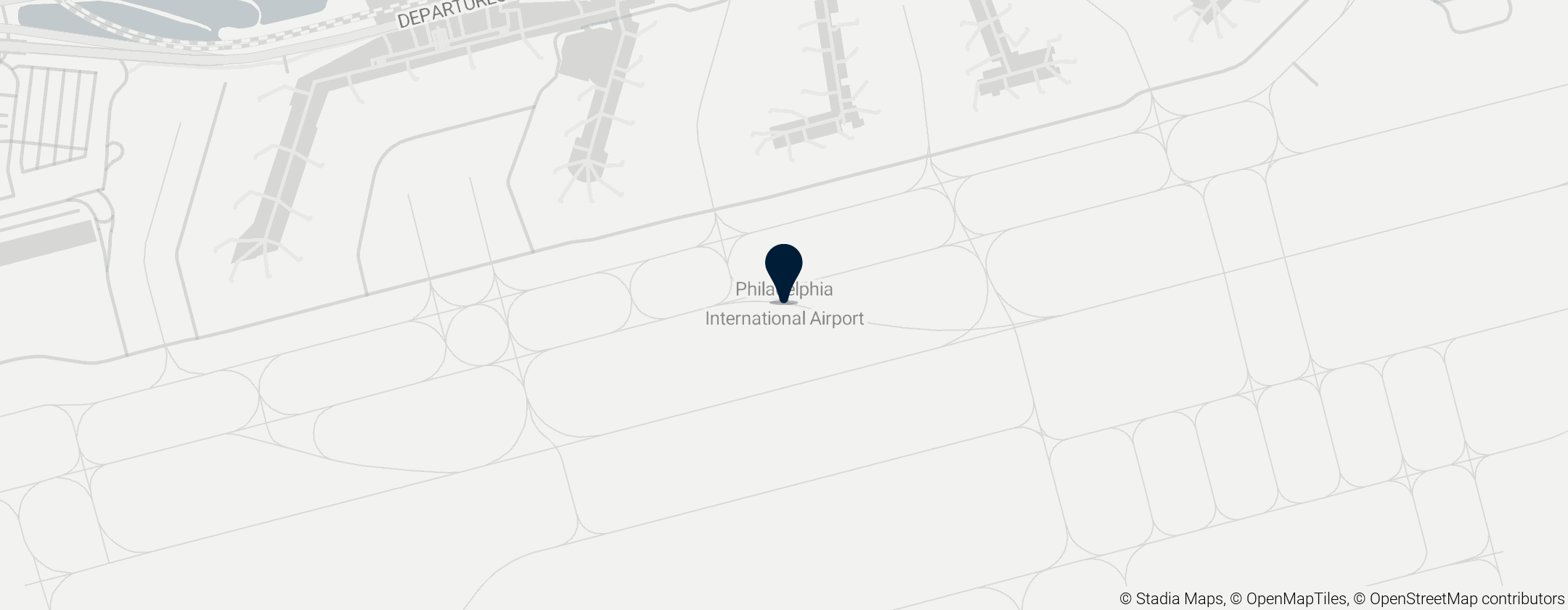 Map of Aeropuerto Internacional de Filadelfia