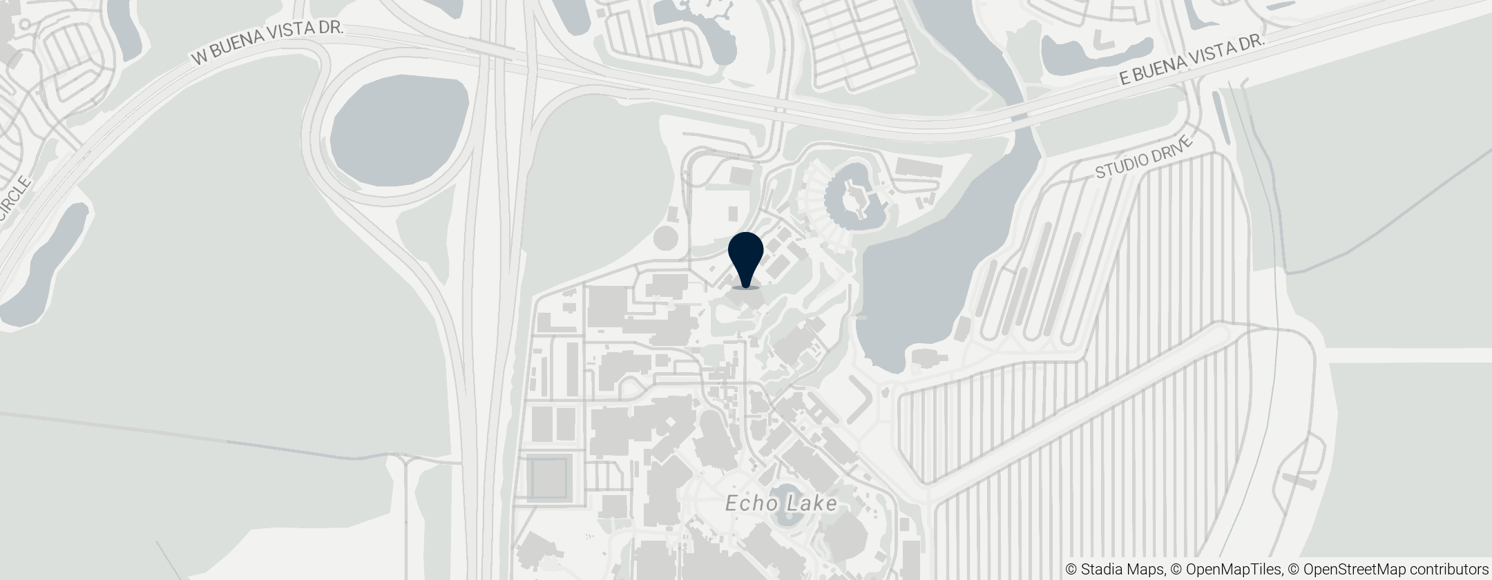 Map of The Twilight Zone Tower of Terror