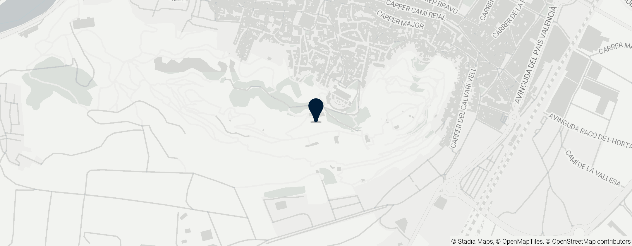 Map of Sagunto Castle