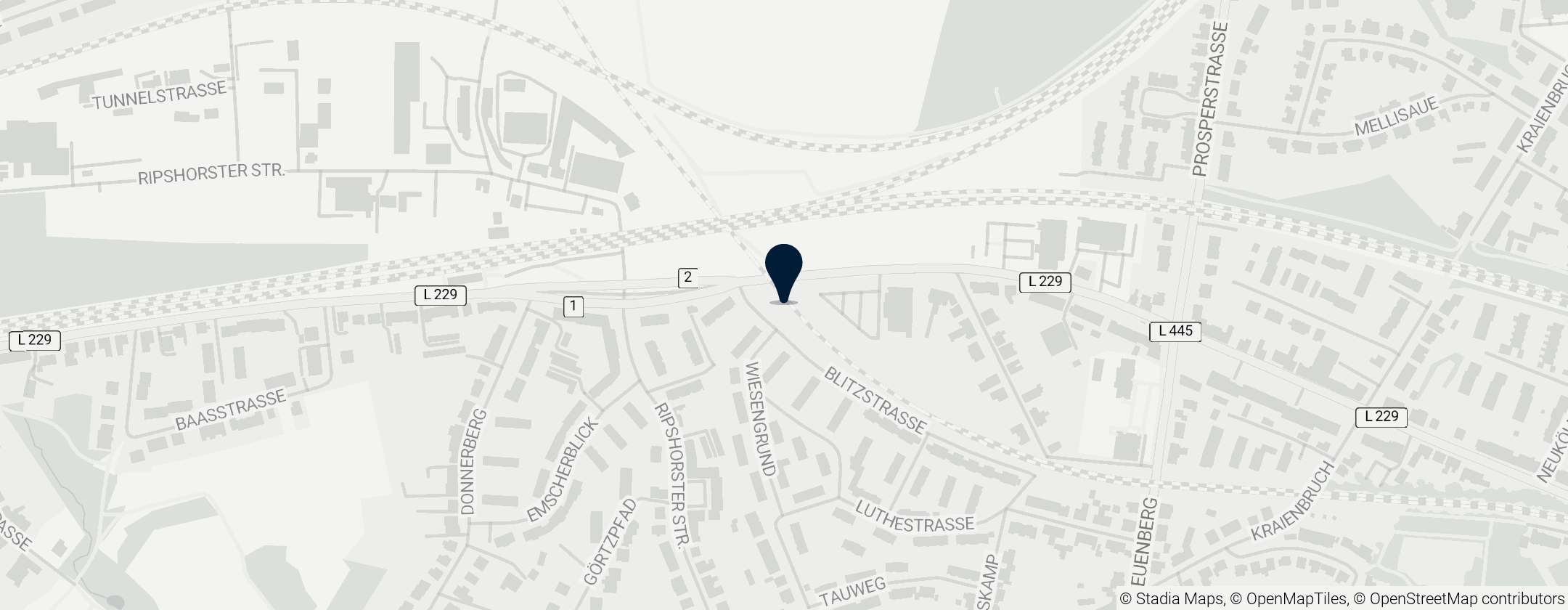 Map of Station Essen-Dellwig