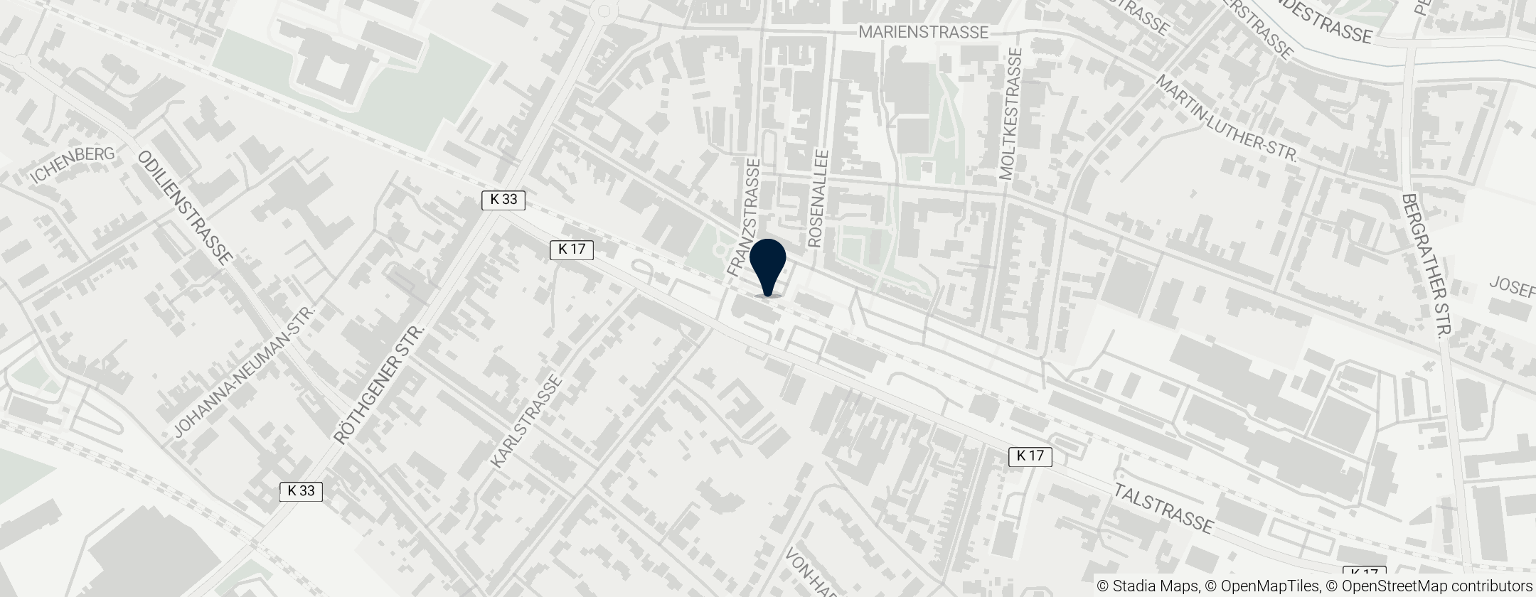 Map of Eschweiler Talbahnhof