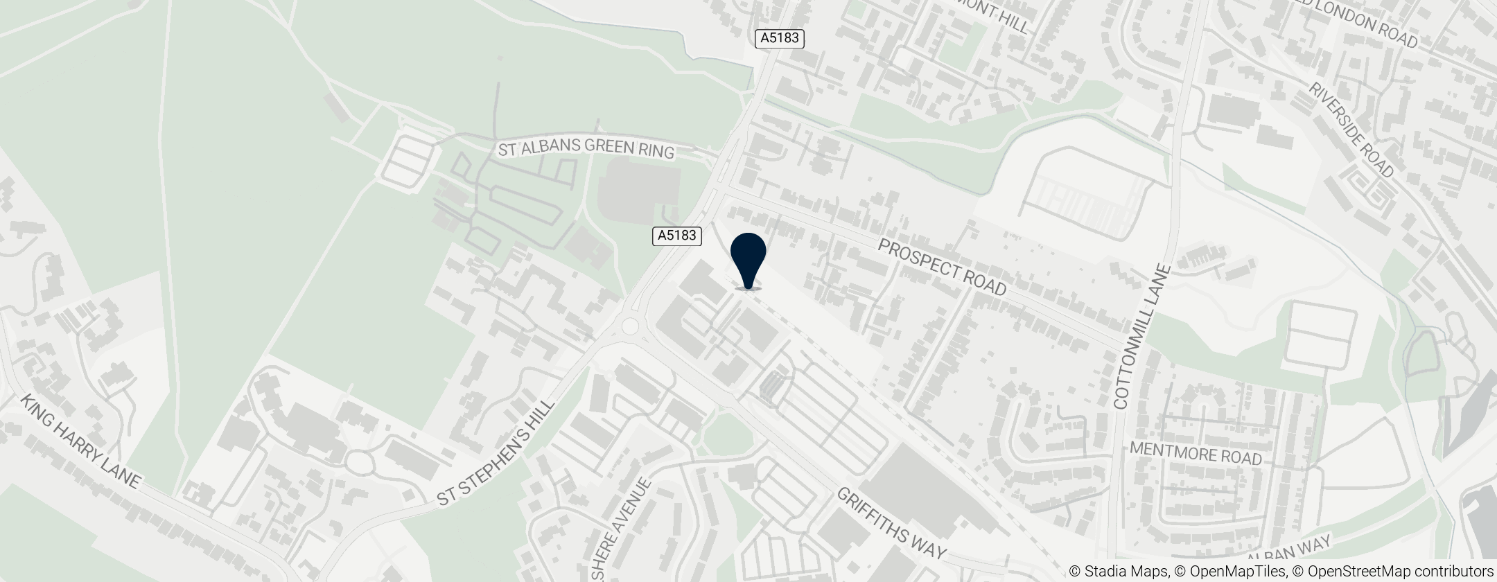 Map of Station St Albans Abbey